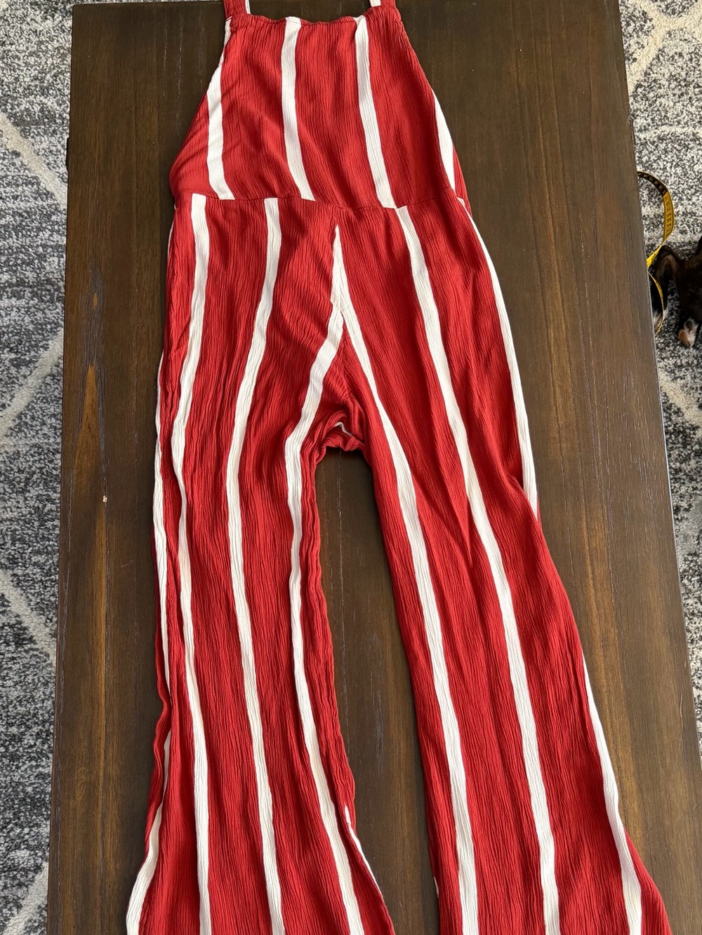 Billabong Red and White Striped jumper